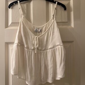 Hollister White Tank Top